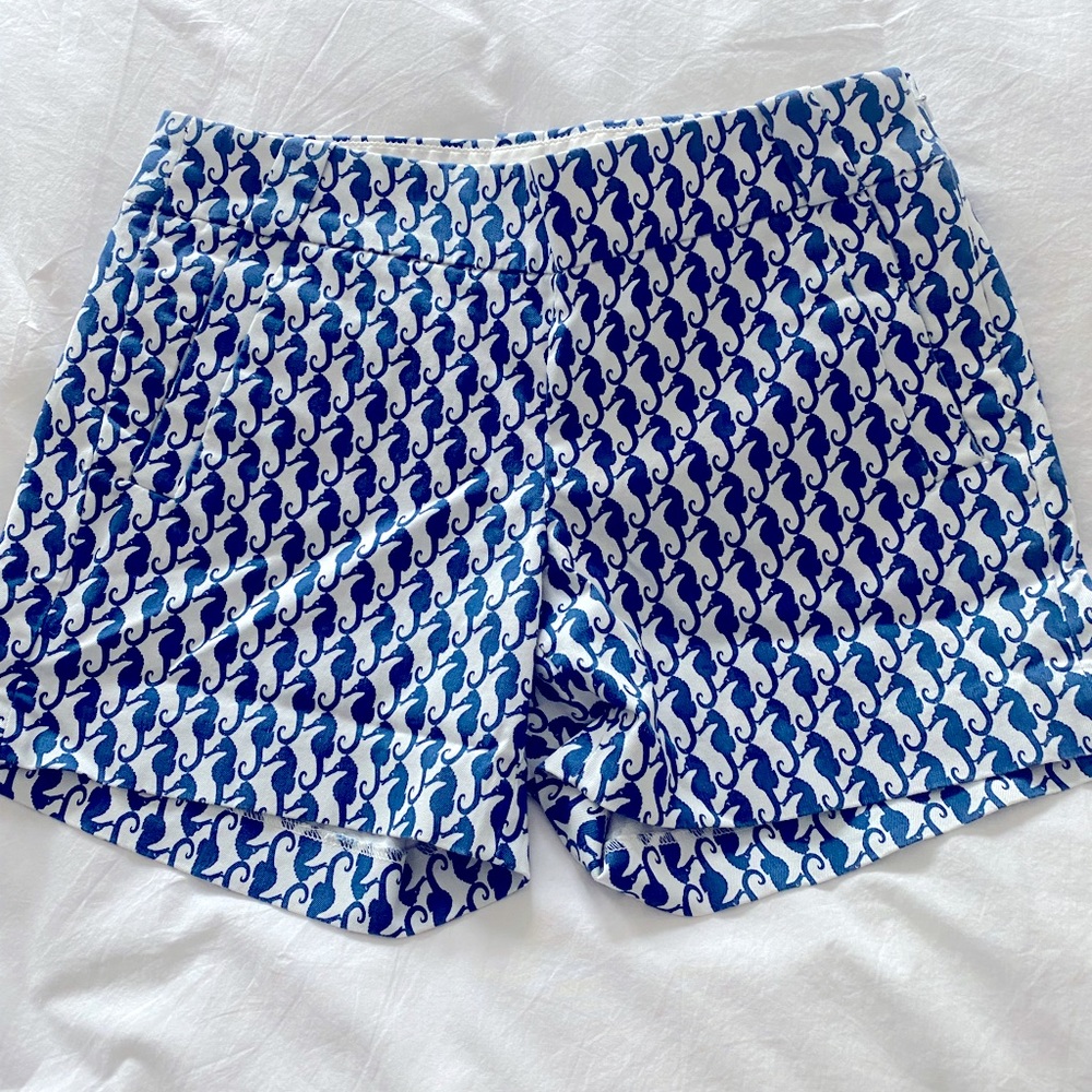 JCrew Shorts Seahorse pattern